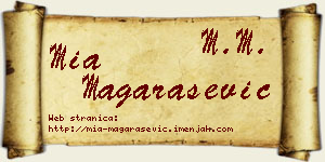Mia Magarašević vizit kartica